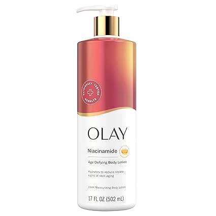 Olay Body Lotion Age Defying Hydrating for Women with Niacinamide