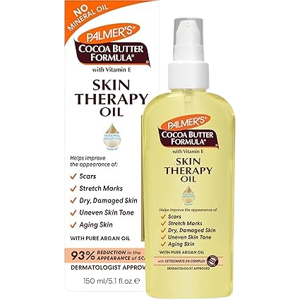 Palmer's Cocoa Butter Formula Skin Therapy Moisturizing Body Oil with Vitamin E, 5.1 Ounces