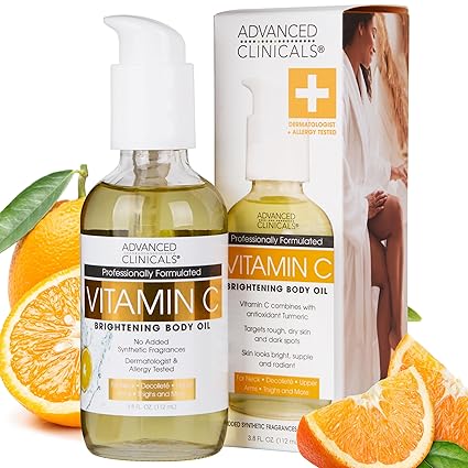 Advanced Clinicals Vitamin C Body Oil Skin