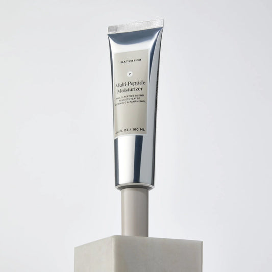 Naturium Multi-Peptide Moisturizer, Hydrating & Smoothing Skin Care, Moisturizes with Ethylated Vitamin C & Panthenol