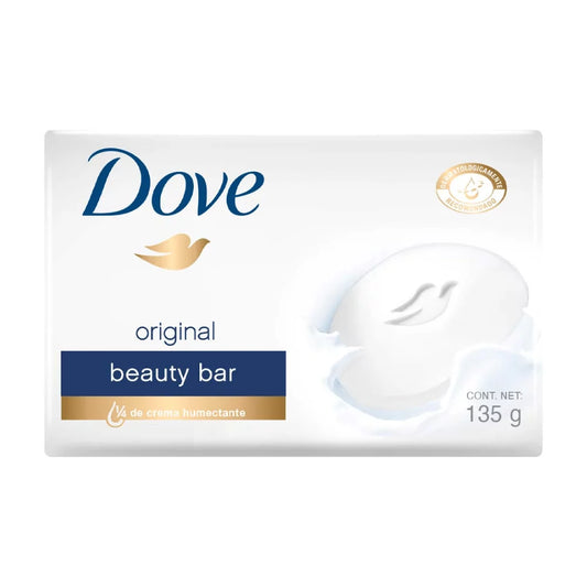 Dove Beauty Bar More Moisturizing Than Bar Soap for Softer Skin, Fragrance-Free, Hypoallergenic Beauty Bar Sensitive Skin With Gentle Cleanser