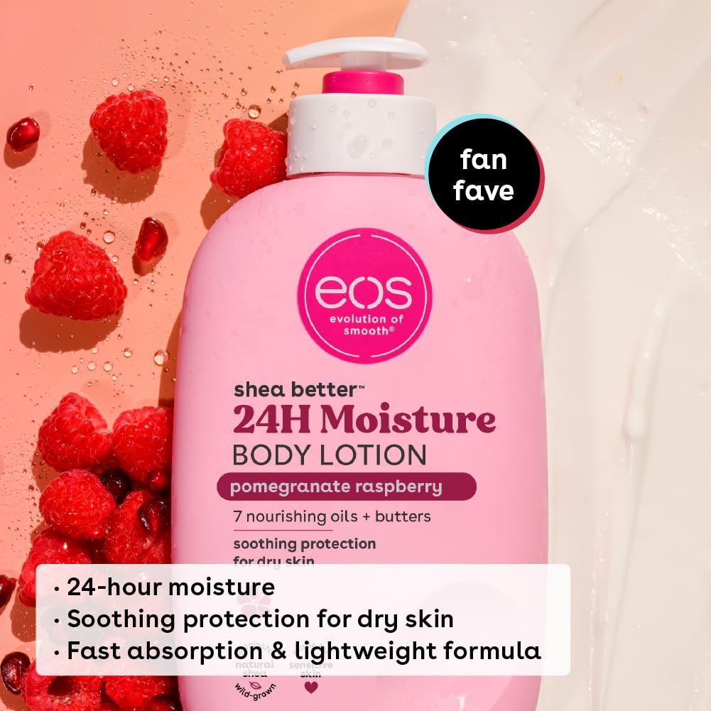 eos Shea Better Body Lotion- Pomegranate Raspberry