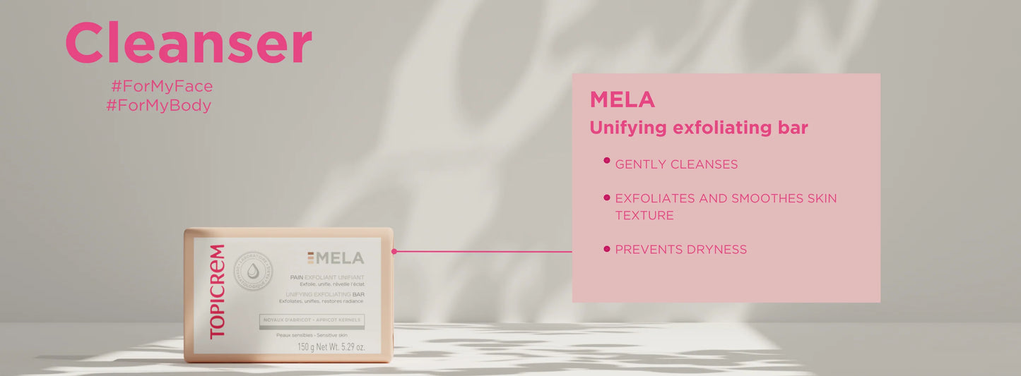 Topicrem MELA Unifying Exfoliating Bar