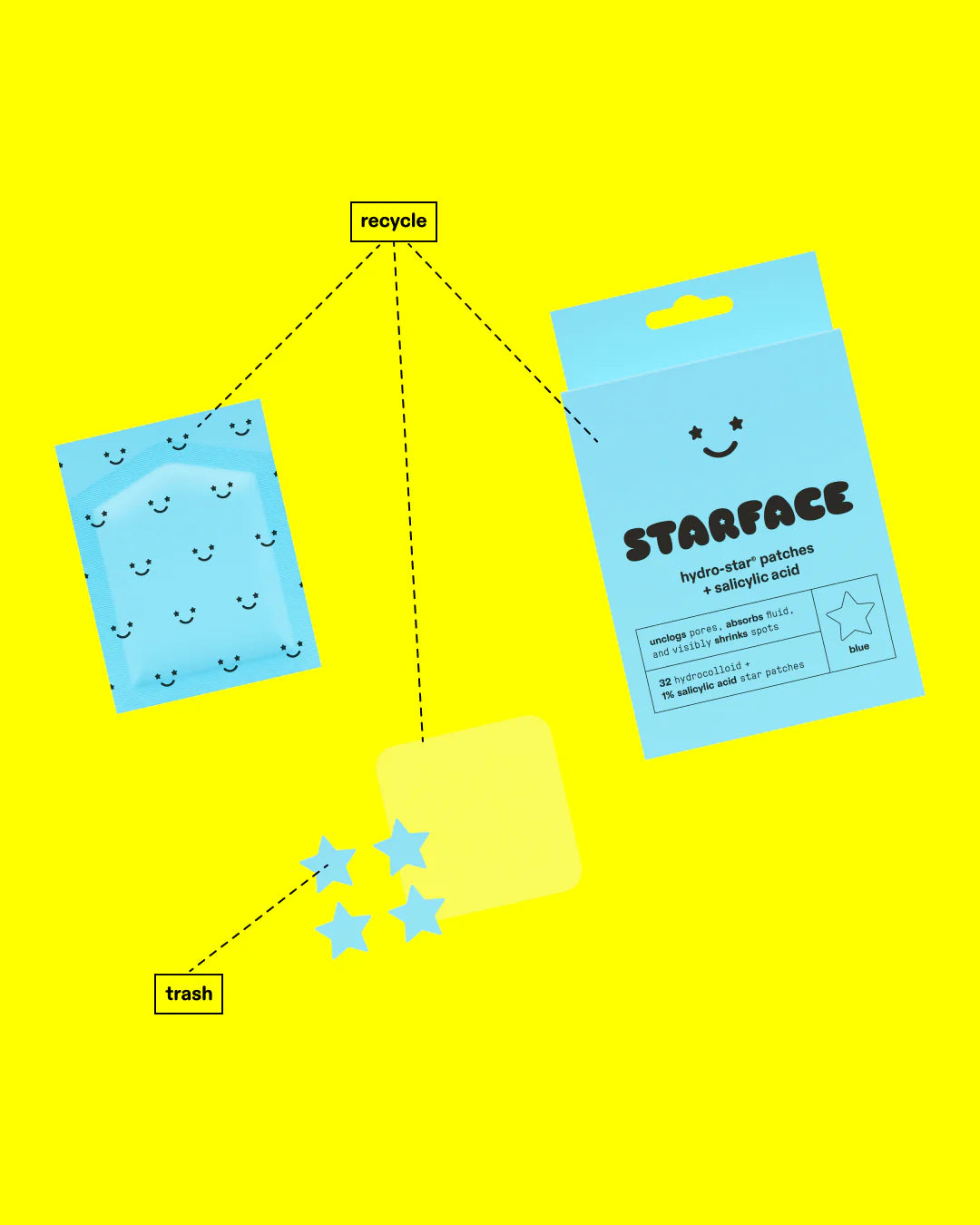 Starface Hydro-Star + Salicylic Acid Pimple Patches