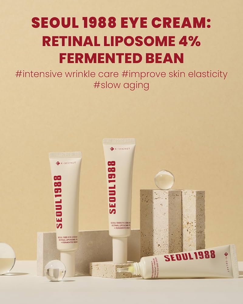 KSECRET SEOUL 1988 Eye Cream : Retinal Liposome 4% + Fermented Bean