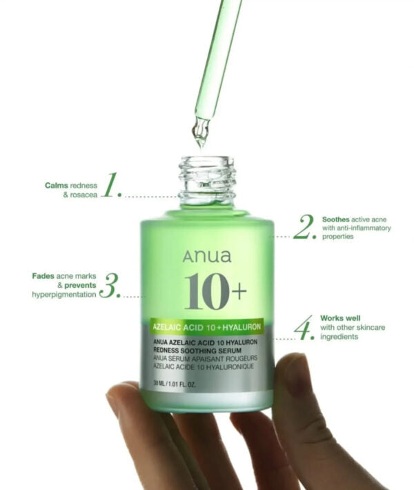 Anua Azelaic Acid 10 Hyaluron Redness Soothing Serum