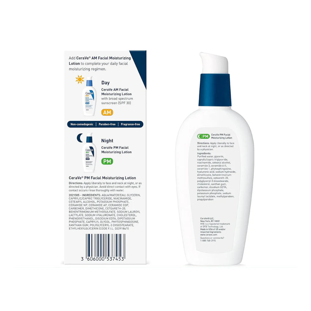 CeraVe PM Facial Moisturizing Lotion