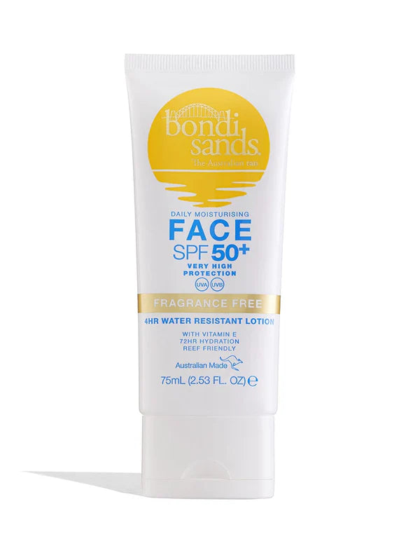 Bondi Sands Fragrance Free Daily Sunscreen Face Lotion SPF 50