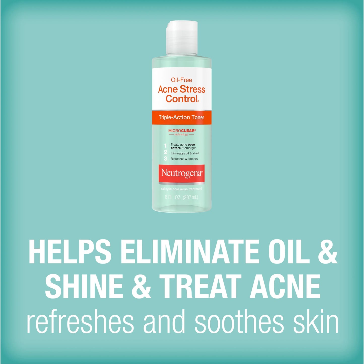 Neutrogena Oil-Free Acne Stress Control Triple-Action Toner