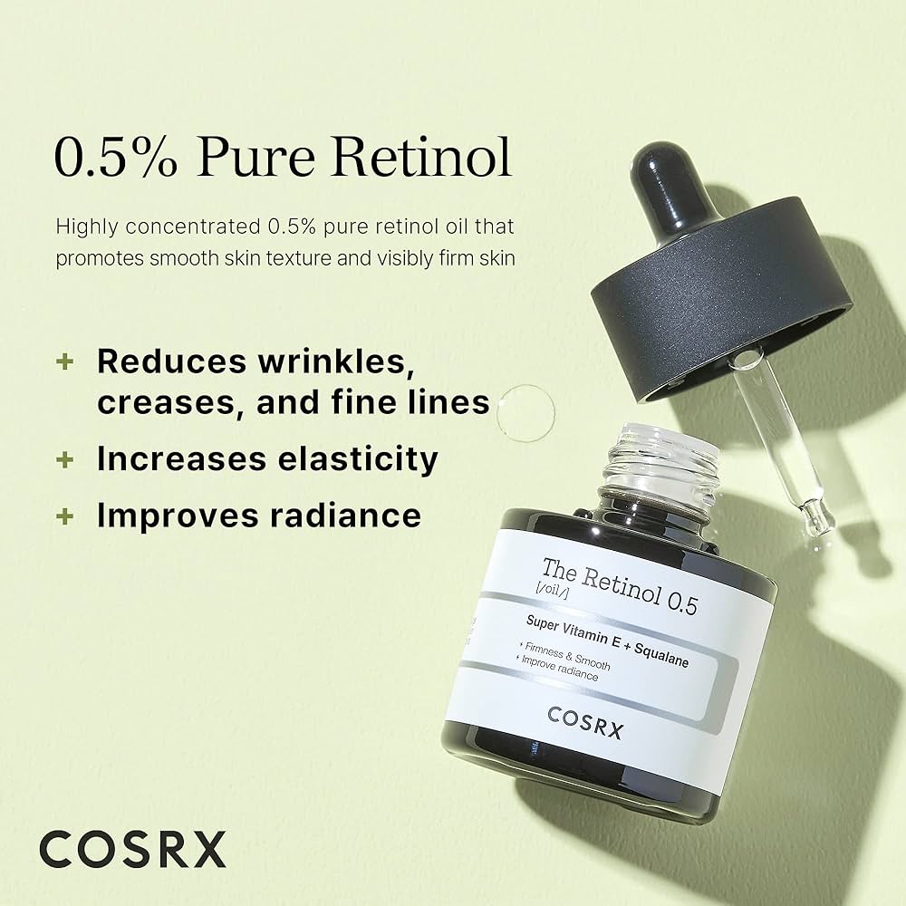 COSRX Retinol 0.5 Oil, Anti-aging Serum with 0.5%