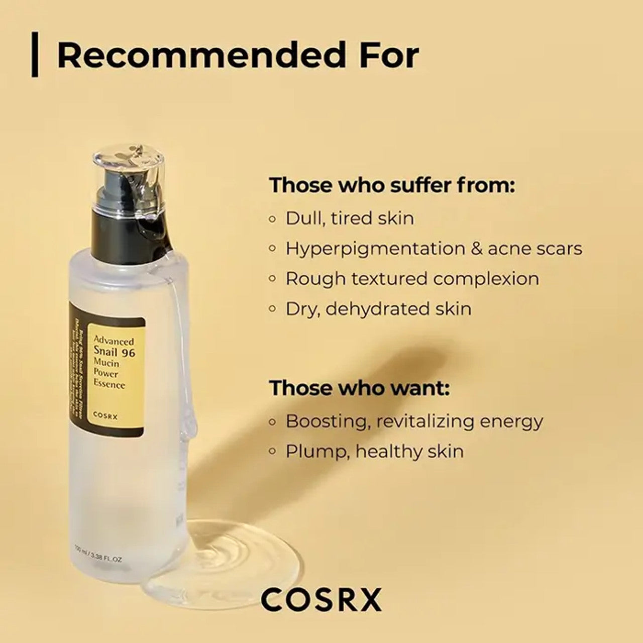 COSRX Snail Mucin 96% Power Repairing Essence