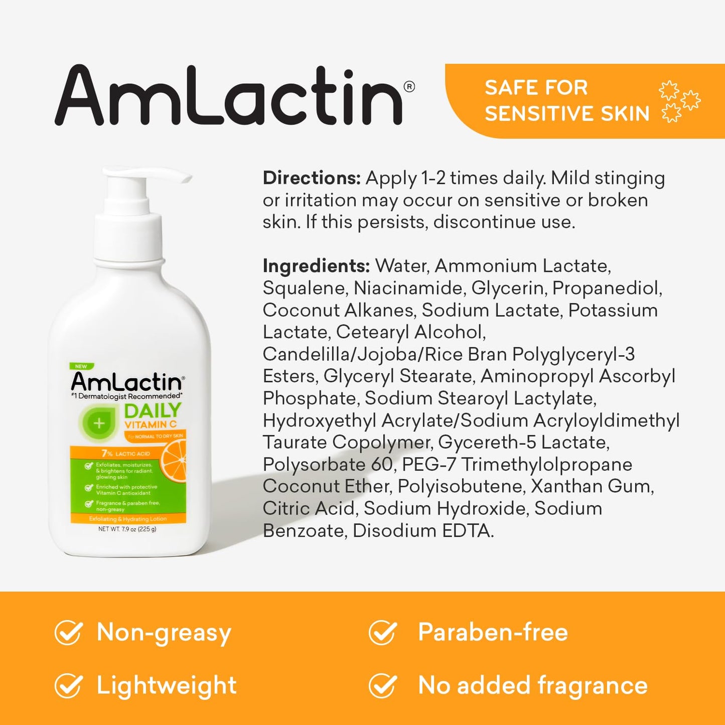 AmLactin Daily Vitamin C Lotion