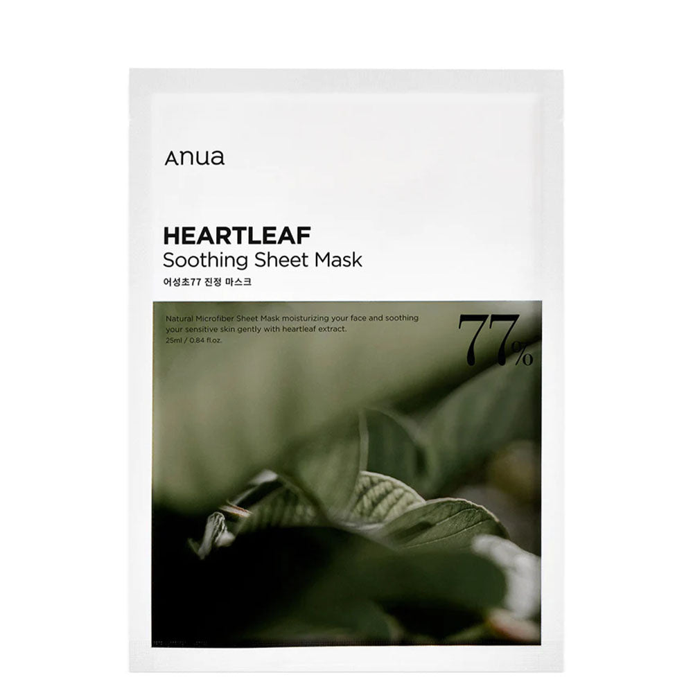 HEARTLEAF 77% SOOTHING SHEET MASK