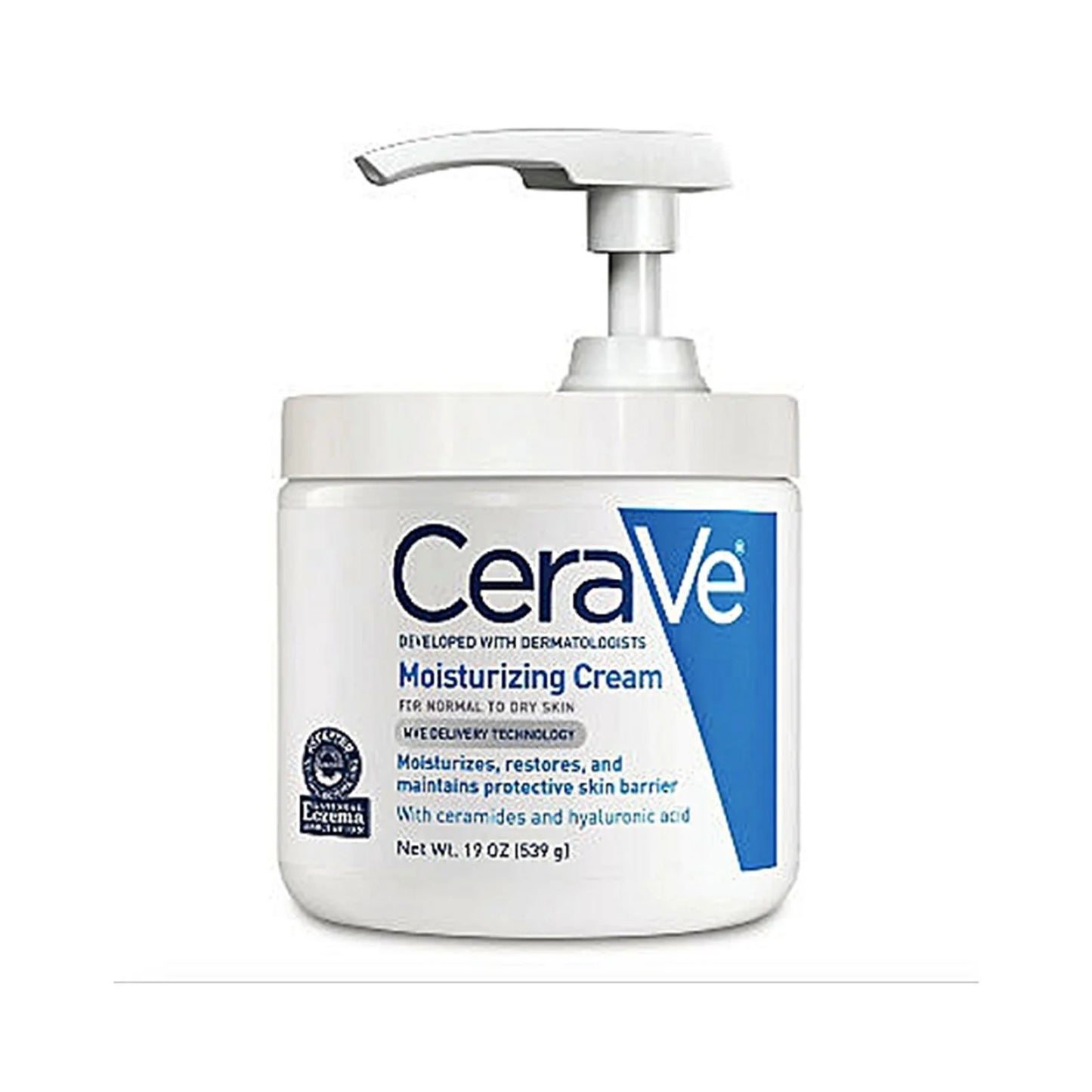 CeraVe Moisturizing Cream, Body and Face Moisturizer for Dry Skin